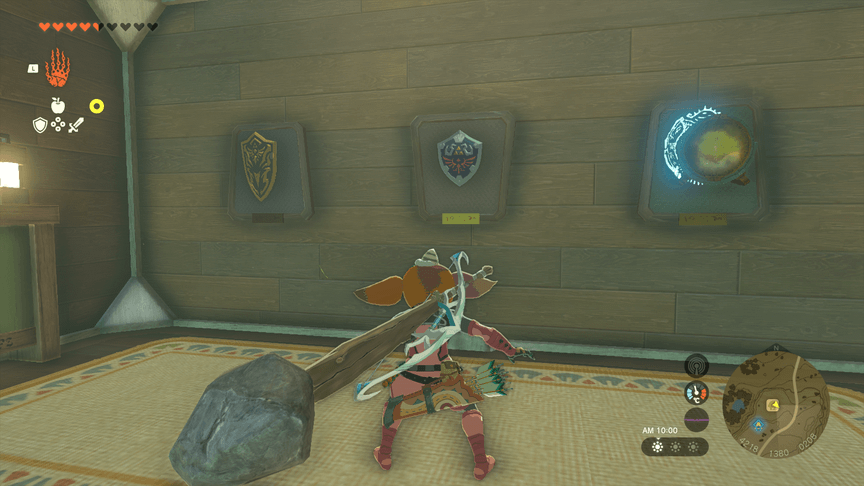 武器・弓・盾の部屋