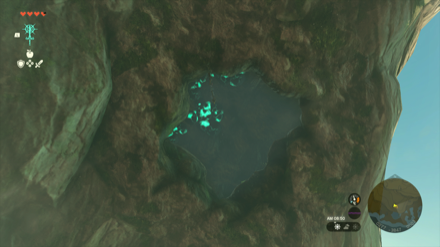 パファー海岸の天井窟の入り口画像