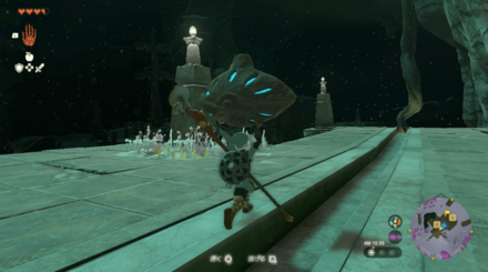 始まりの台地北深穴からの行き方