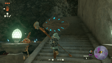 始まりの台地南深穴からの行き方