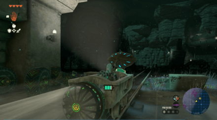 始まりの台地東深穴からの行き方