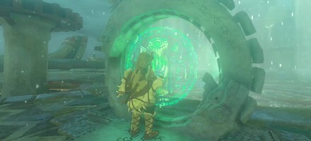 ゾナウの紋章に触れた後ならワープできる