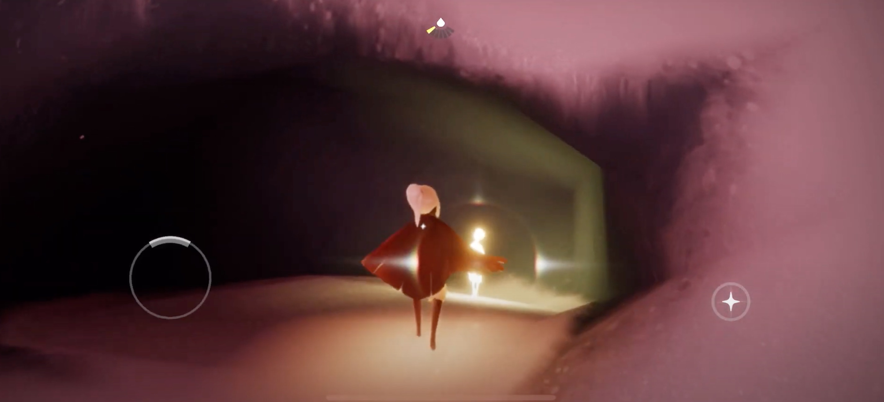 穴の中に光の子