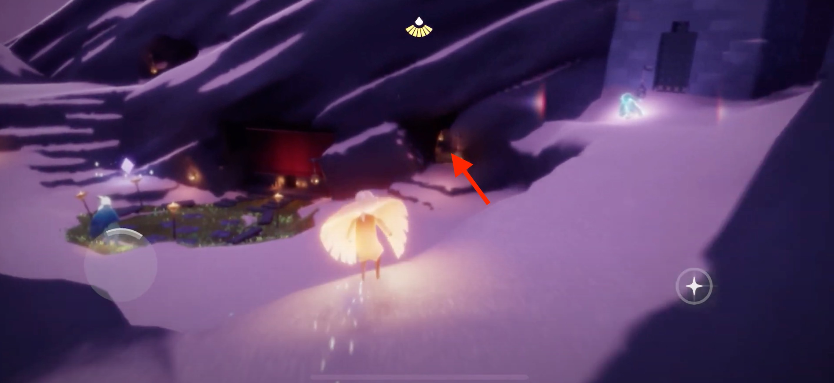 建物の中に入る