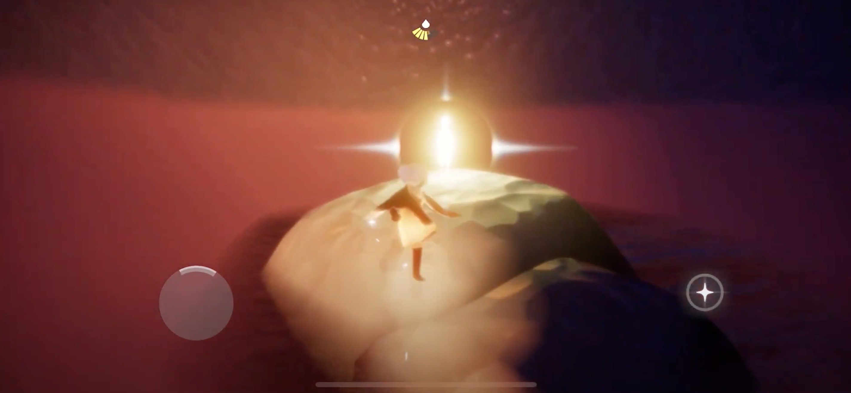 穴の中の光の子