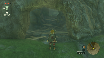 フロリア山の洞窟の入り口画像