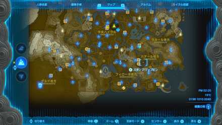 ブビンガの森全体マップ