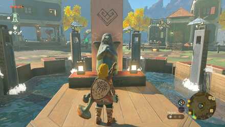 イチカラ村の女神像