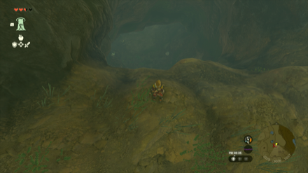 ダスキーダ山の洞窟の入り口画像