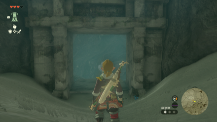 ヘブラの大化石の入り口画像