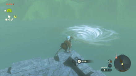 大きなグルグルの大渦