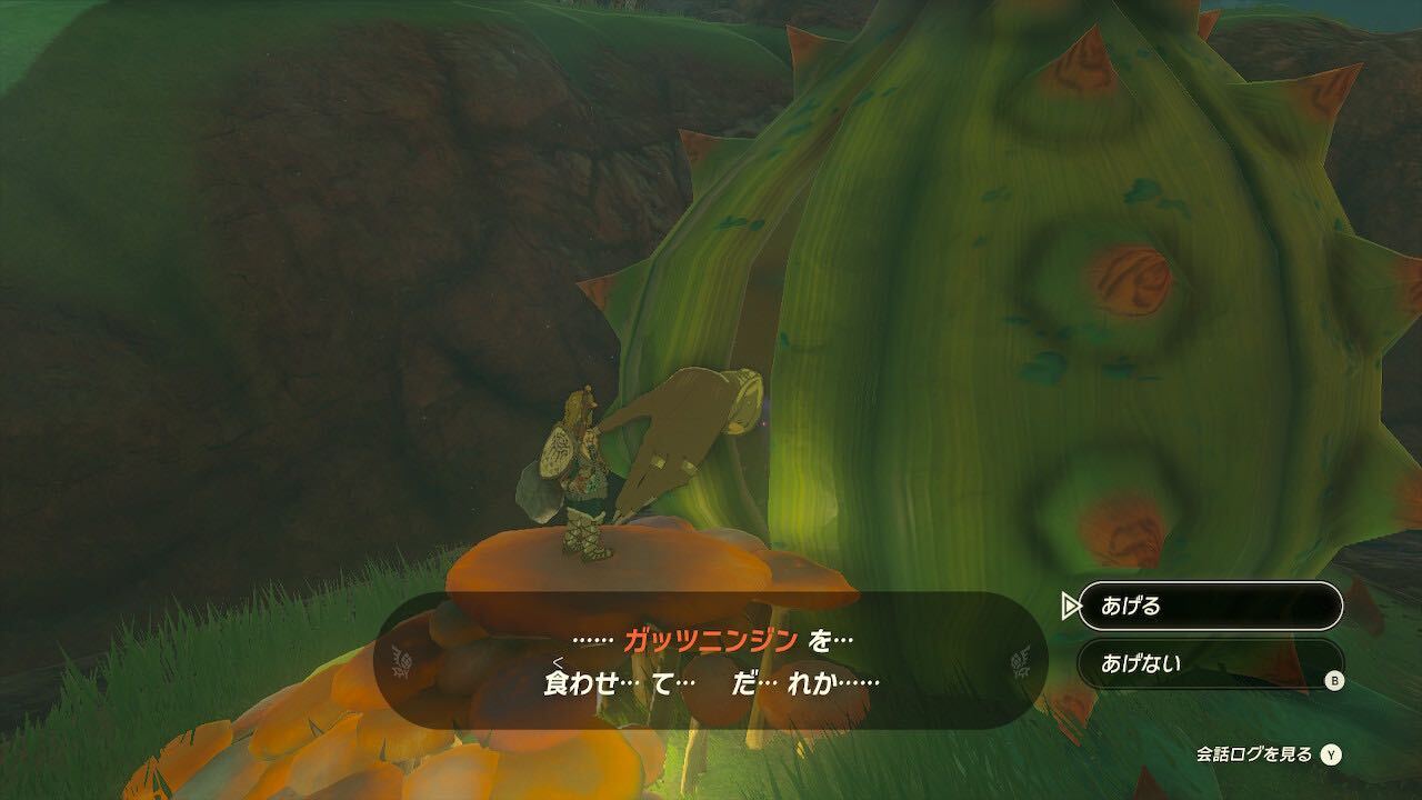 ガッツニンジンで解放