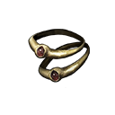 黒い砂の指輪画像