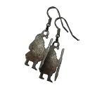 冬の耳飾り画像