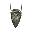 ヘラジカの角製首飾り画像