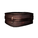 ヘラジカレザーベルト画像