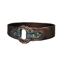 黒い砂のベルト画像