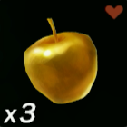 金のリンゴ画像