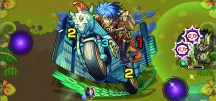 ドクロザコを倒すとボスの防御力ダウン