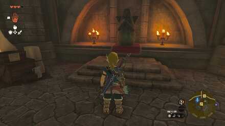 監視砦の女神像