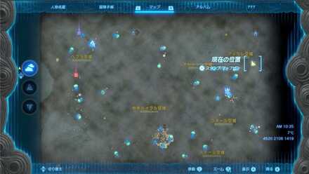 ギカクンの祠の受注場所マップ