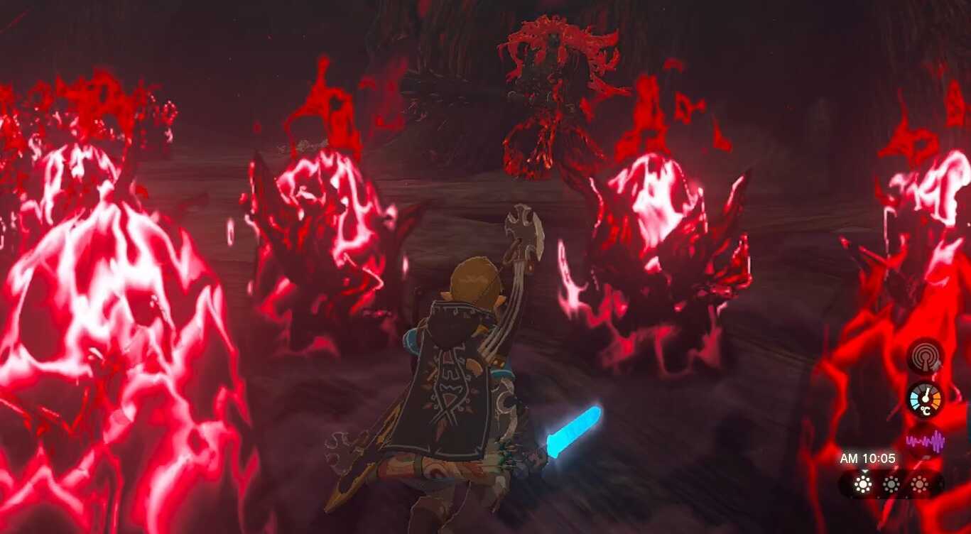 瘴気の間を抜ける