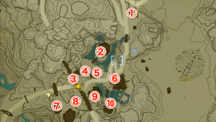 ゴロンシティのマップ