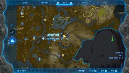 カカリコ村のマップ