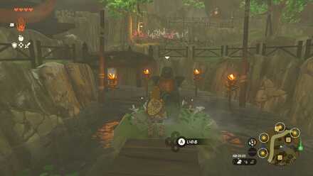 カカリコ村の中央にある池