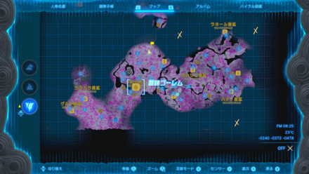 中央大廃鉱のマップ