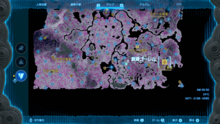 ハテノ廃鉱のマップ