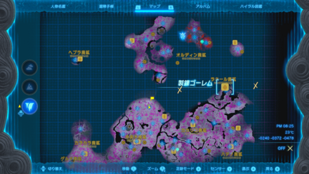 ラネール廃鉱のマップ