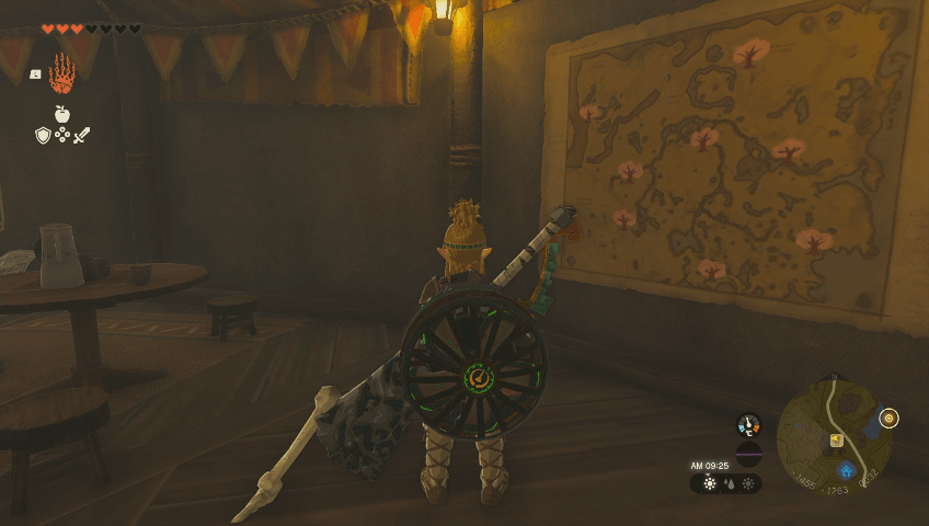 平原外れの馬宿の壁にヒントがある