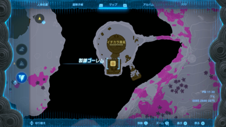 イチカラ廃鉱の拡大マップ