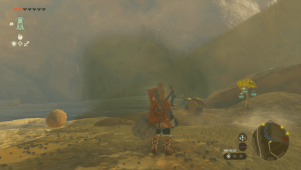 ナボール山の洞窟の入り口画像