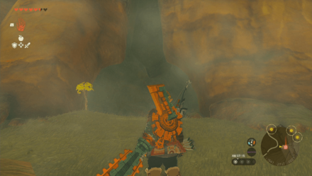 スタルリ台地の洞窟の入り口画像