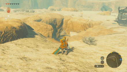 ウメタケ台地の洞窟の入り口画像