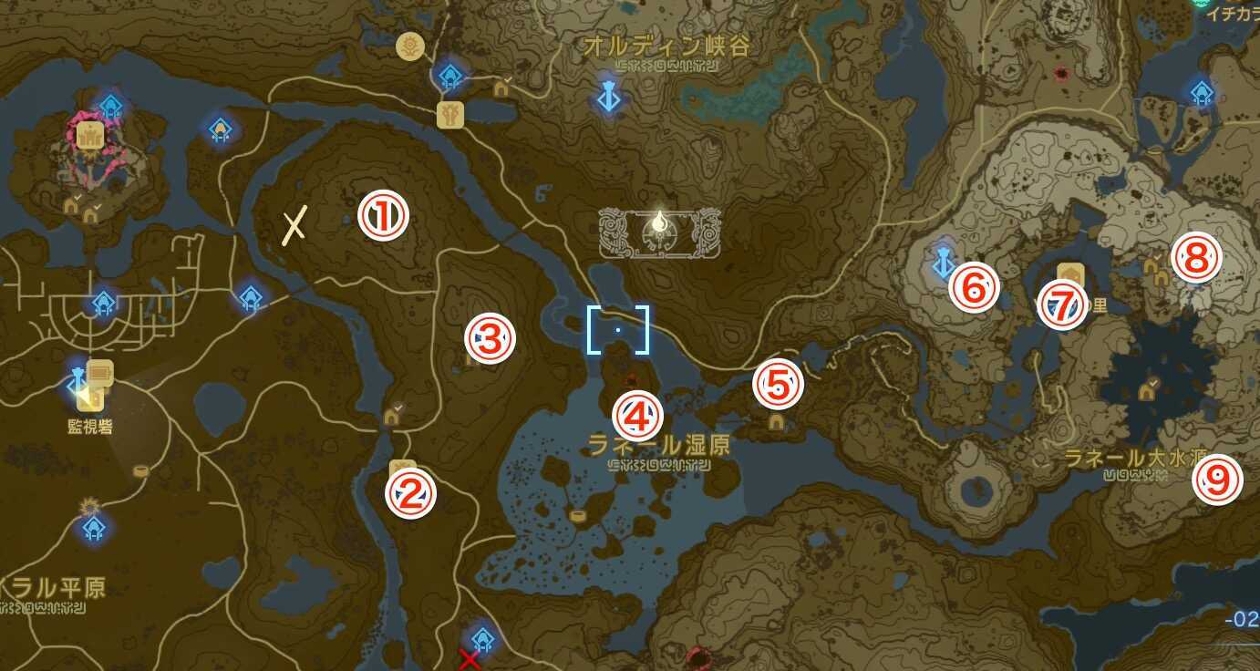 水の神殿までの祠ルート