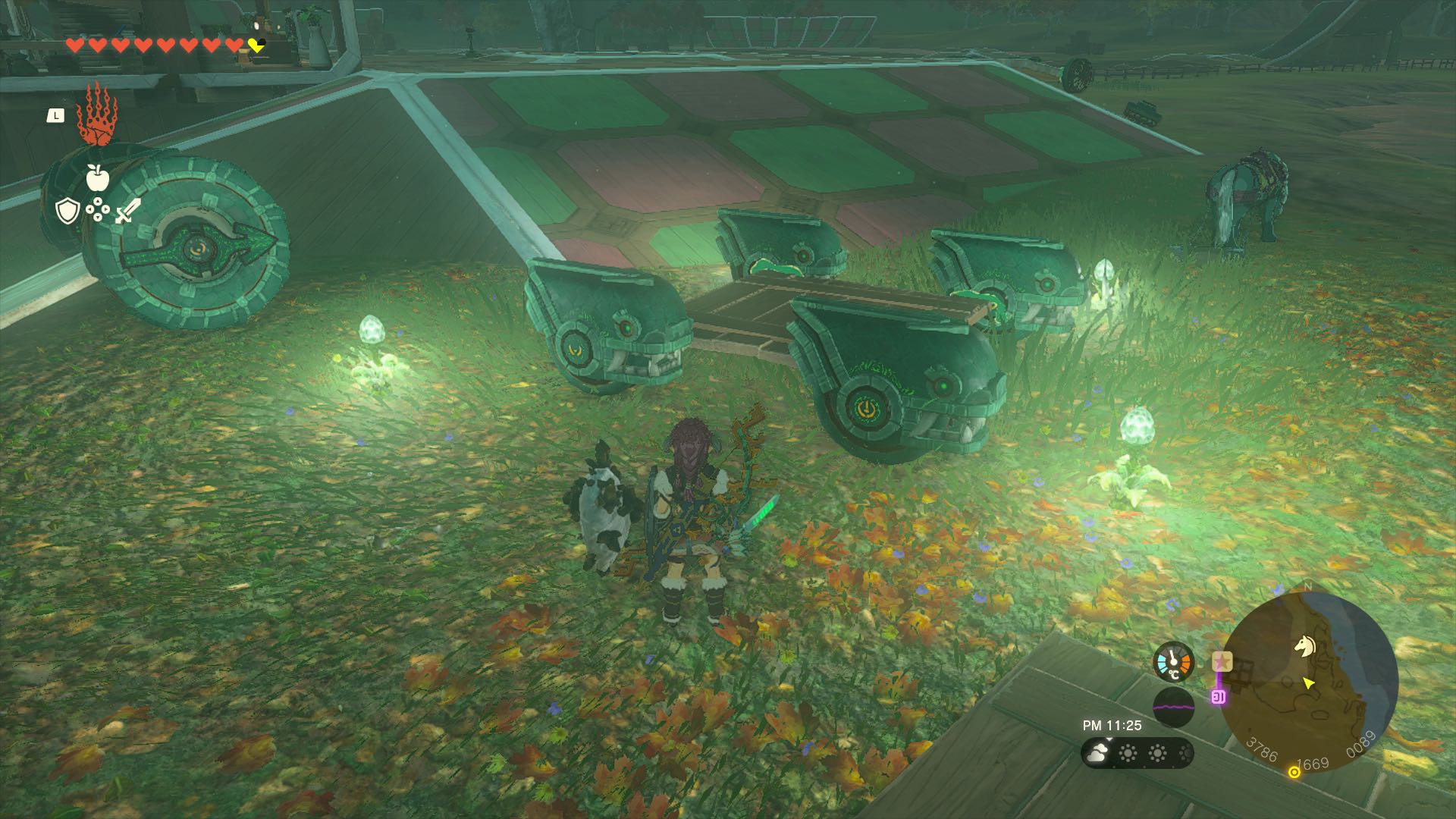 小さなタイヤを使って車体を作る