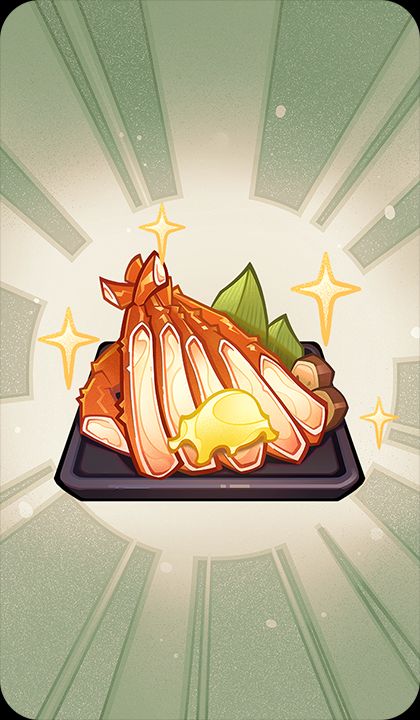 カニのバター添えの画像