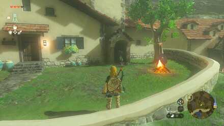 ハテノ村の女神像