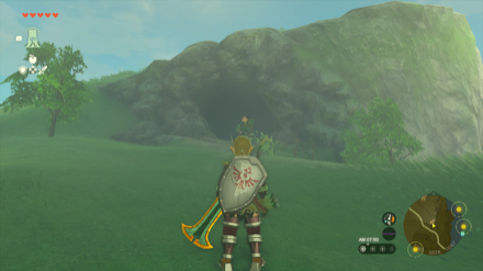 丘の上を越えていく