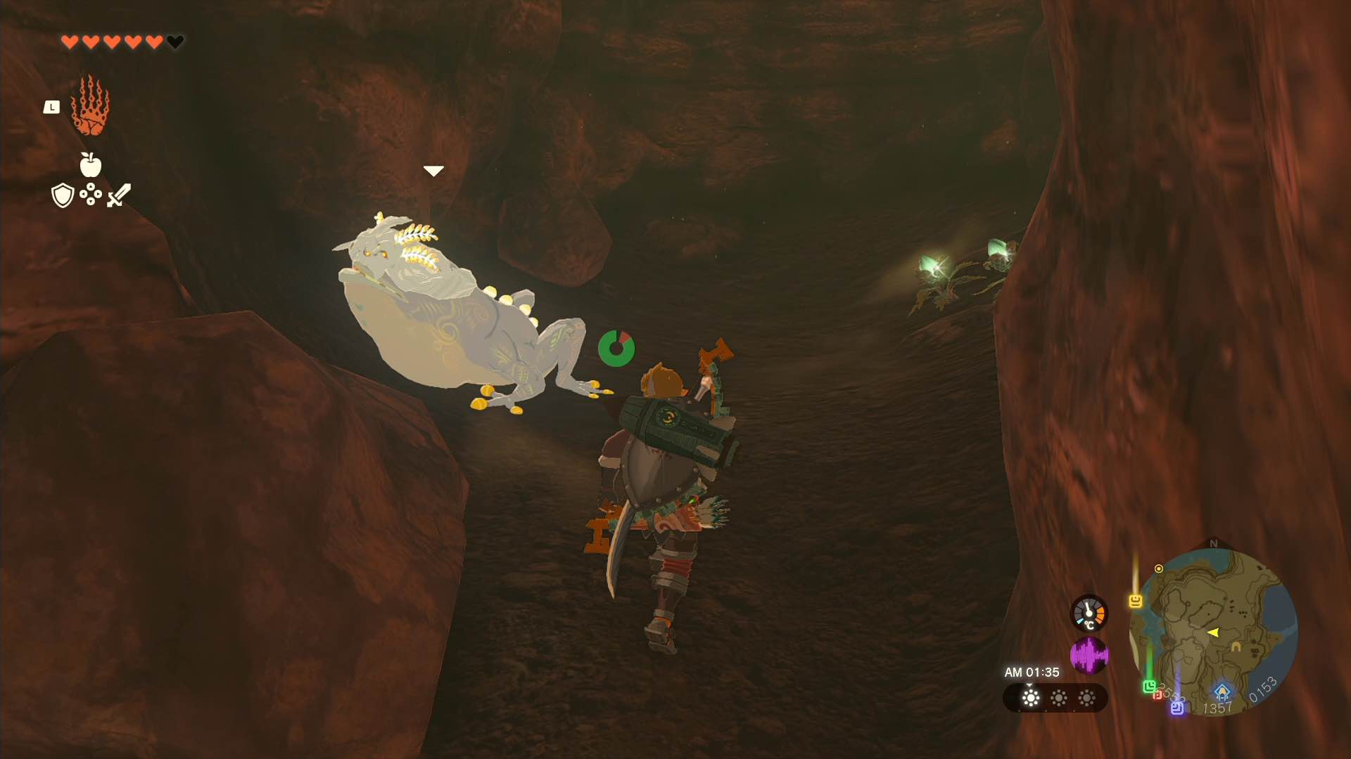 ミズーダ湖の洞窟のマップ