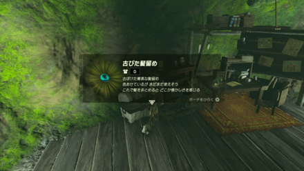 古びた髪留めの入手方法