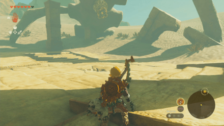 西ゲルド地下遺跡の入り口画像