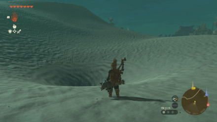 オアシスの水源の入り口画像