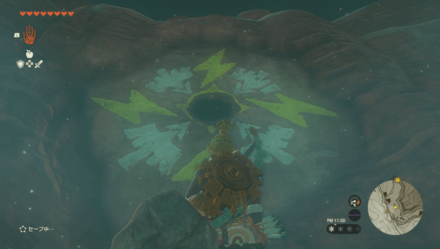 トスメジア台地の洞窟の入り口画像