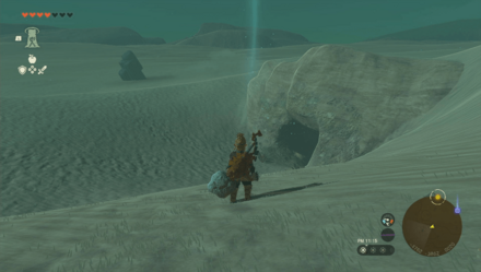 ゲルドの大化石の入り口画像