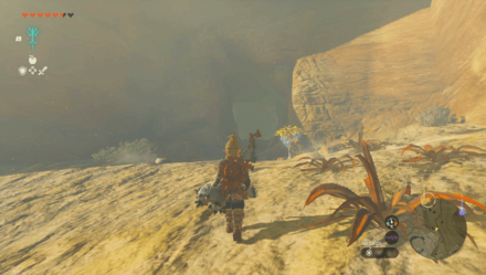 めがね岩の洞窟の入り口画像