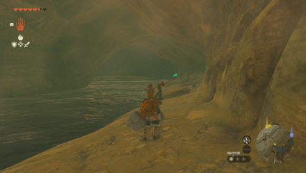 ターフェア高地の洞窟の入り口画像